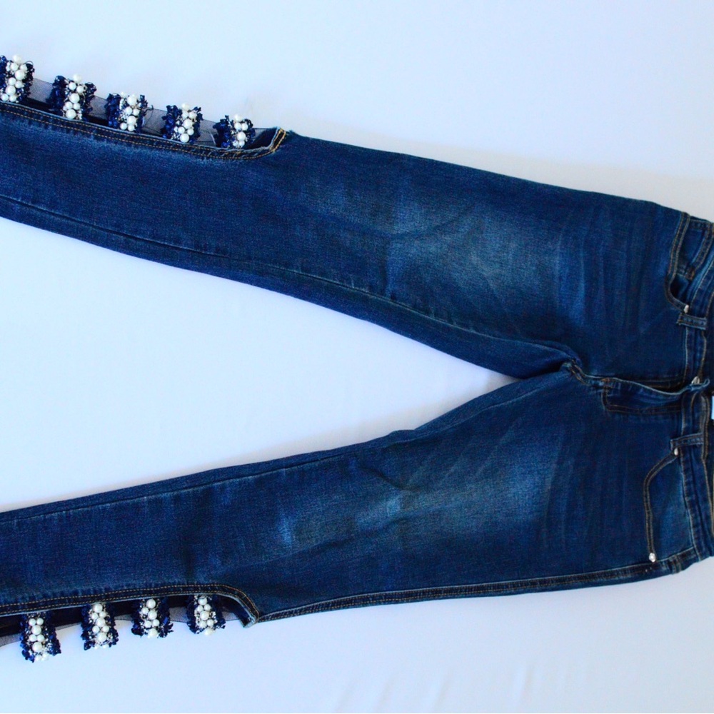 Venus Jeans with Bling Cut-Out Detail 🔥